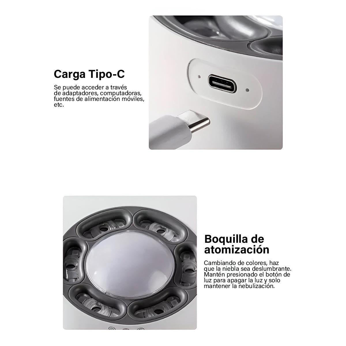 AromaBeat™ – Humidificador Musical con Luz LED