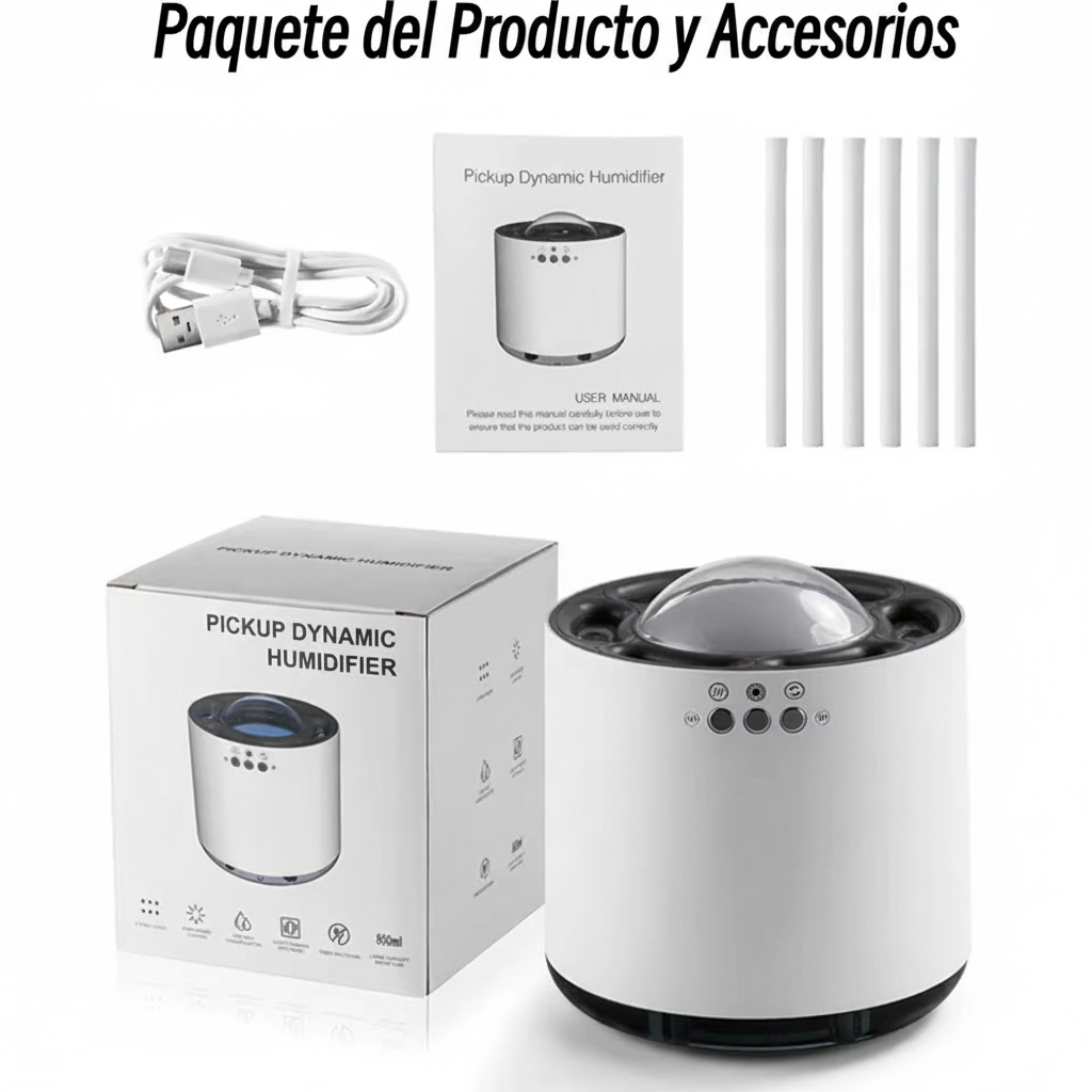 AromaBeat™ – Humidificador Musical con Luz LED
