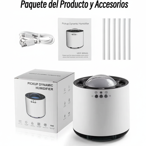 AromaBeat™ – Humidificador Musical con Luz LED
